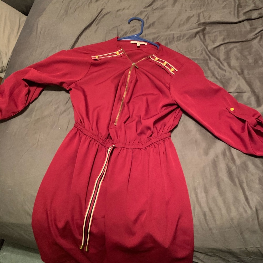 Red dress
